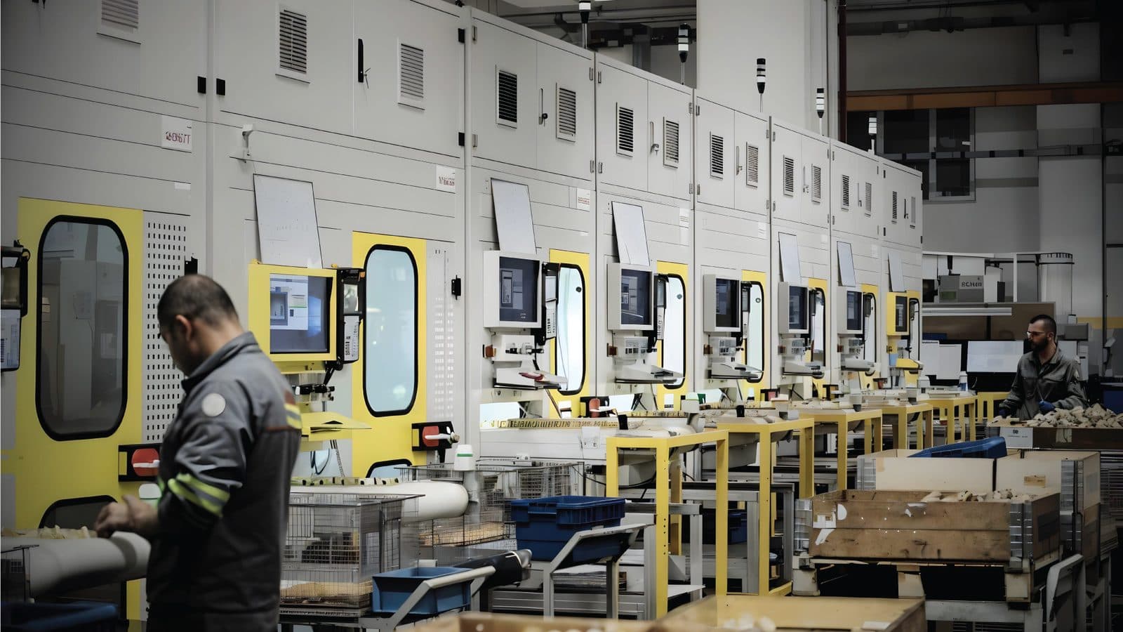 A Robodrill machining line with integrated IROCUBE cells, in production since 2015.