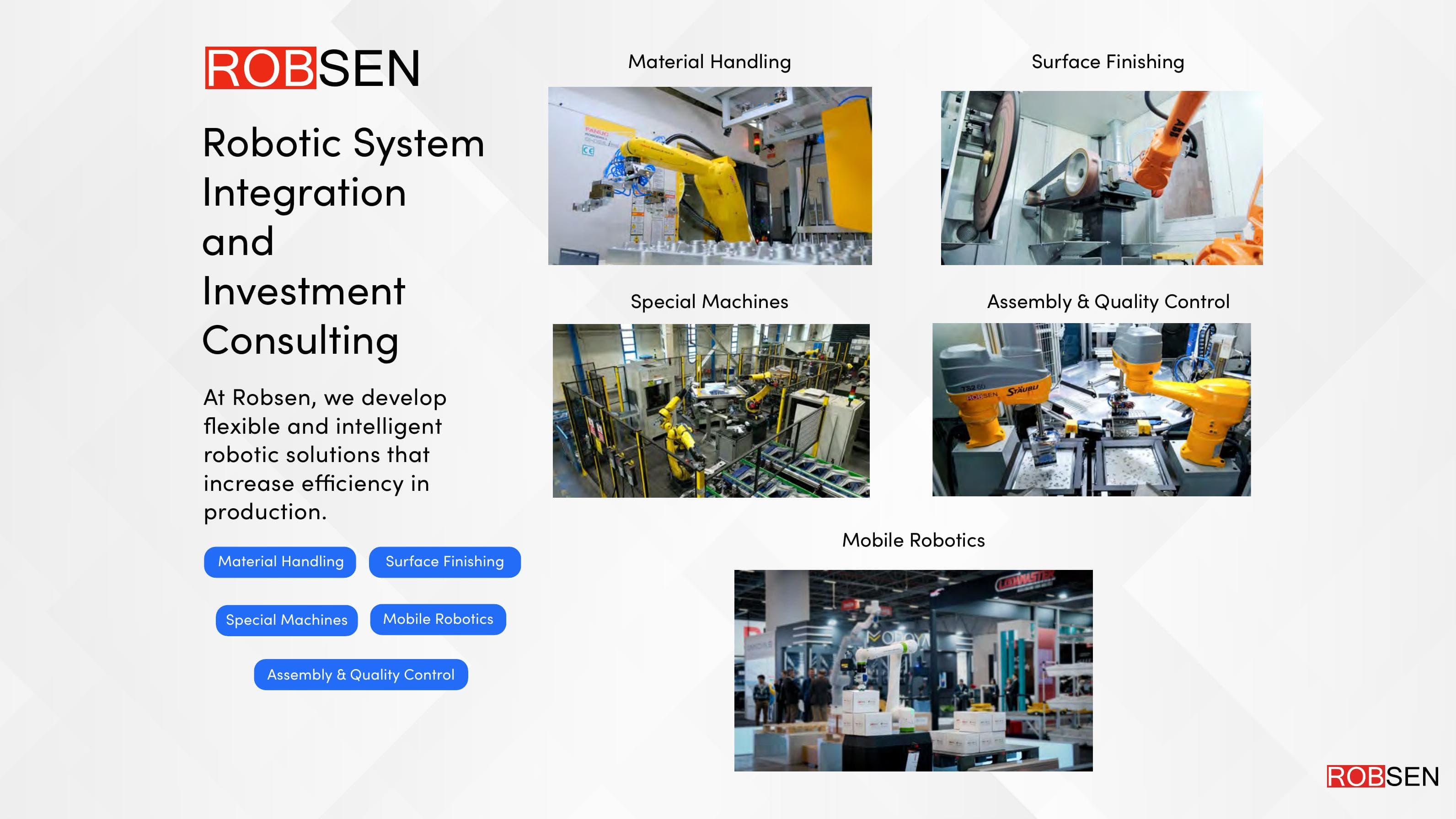 Robsen Company Profile & Automation Solutions Guide cover